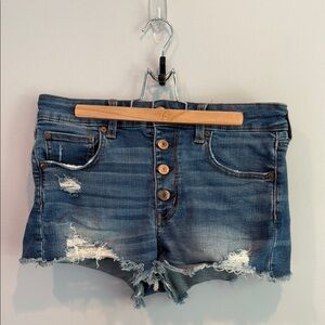 American Eagle Hi-Rise Shortie Shorts